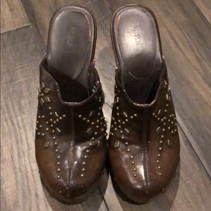 Women’s M.P.S. Leather Clogs
